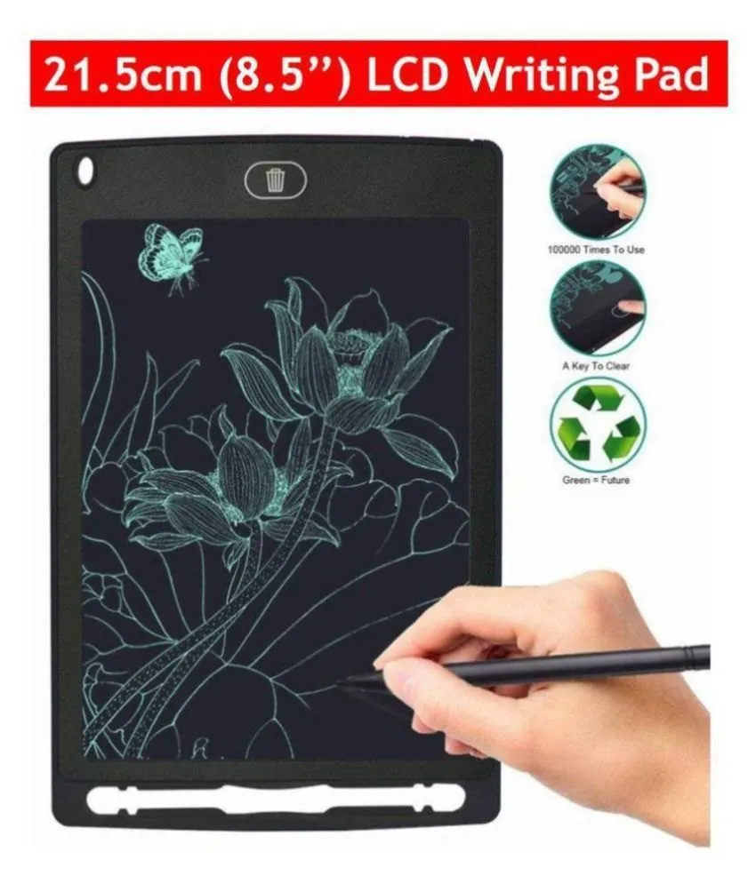 Hardbound LCD Writing Pad – Reusable Digital Writing & Drawing Tablet