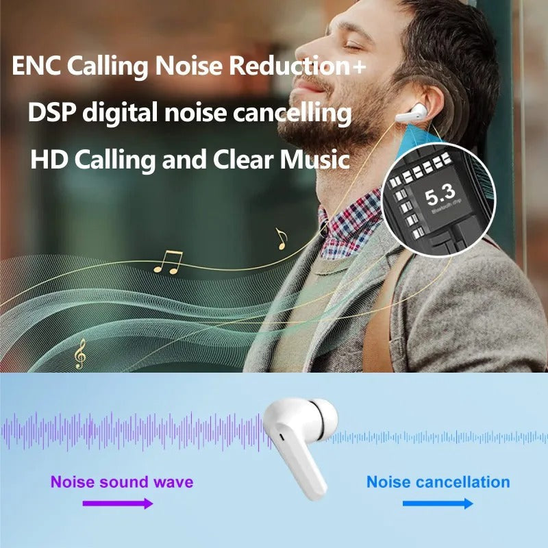 3.1 Display Earbuds STEREO 895B – Wireless Bluetooth Earbuds