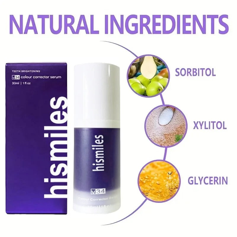 Hismiles V34 Teeth Brightening Colour Corrector Serum