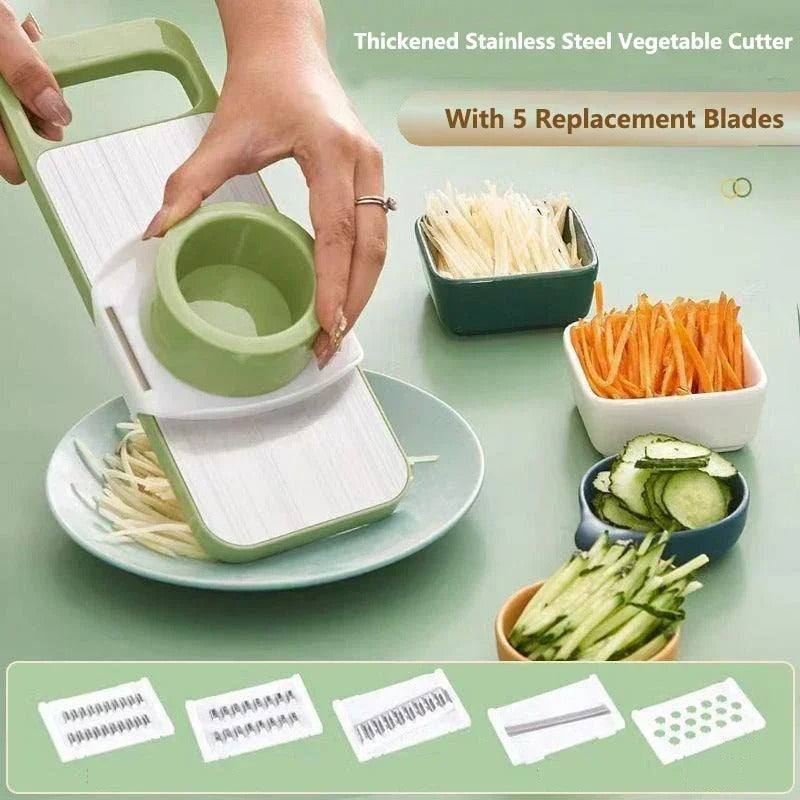 5-in-1 Multi-Functional Vegetable Slicer & Grater