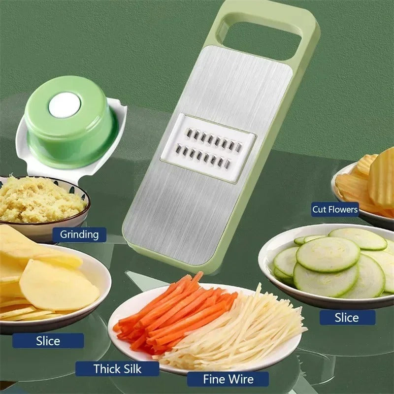 5-in-1 Multi-Functional Vegetable Slicer & Grater